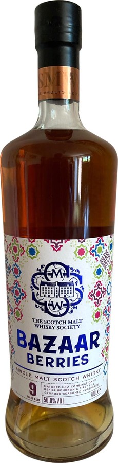 Single Malt Scotch Whisky 9yo SMWS Bazaar Berries Small Batch Refill Bourbon & 1st Fill Oloroso Hogshead 2023 Renewal Exclusive 50% 700ml