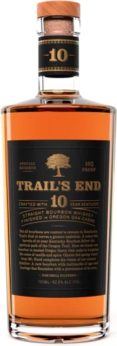 Trail's End 10yo New American Oak Finished in Oregon Garry Oak 52.5% 750ml