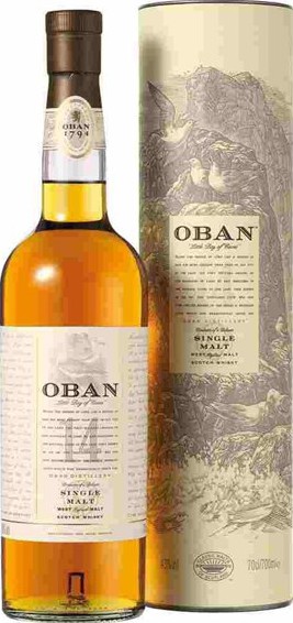 Oban 14yo Little Bay of Caves 43% 700ml