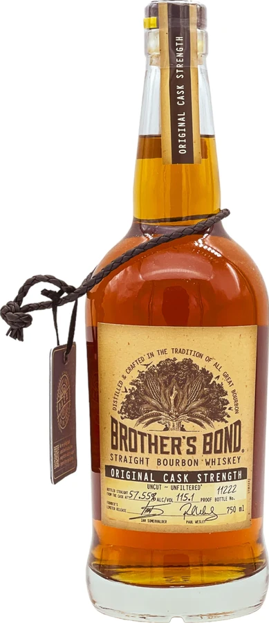 Brother's Bond Straight Bourbon Whisky 57.55% 750ml