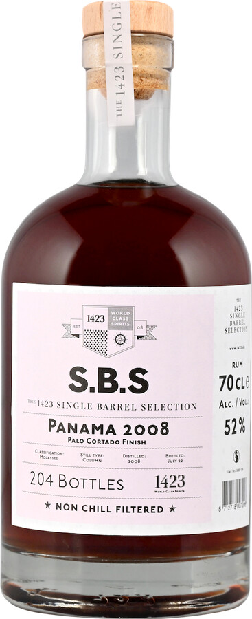 S.B.S 2008 Panama 14yo 52% 700ml