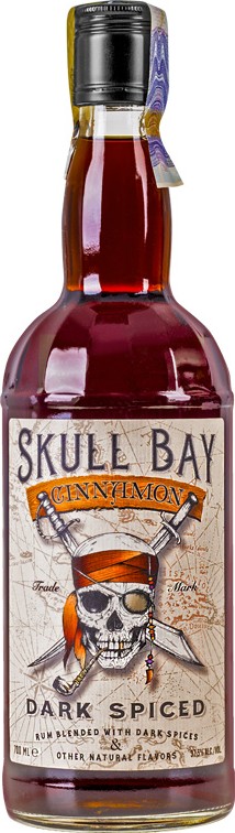 Skull Bay Dark Spiced Cinnamon 37.5% 700ml
