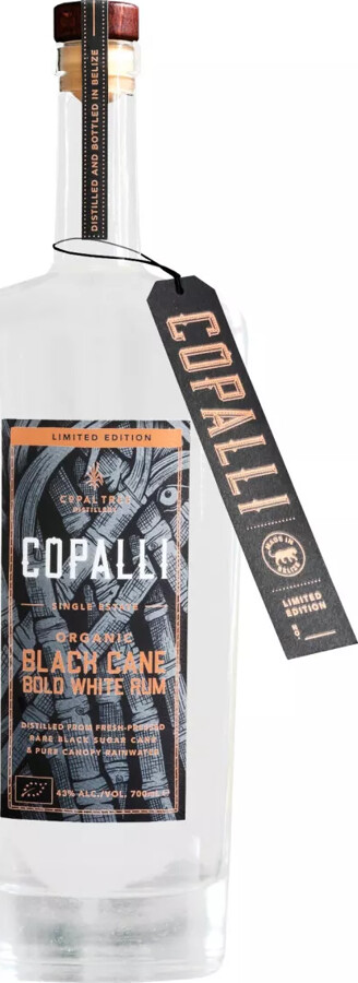 Copalli Black Cane Belize 43% 700ml