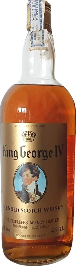 King George IV Blended Scotch Whisky 43% 1000ml
