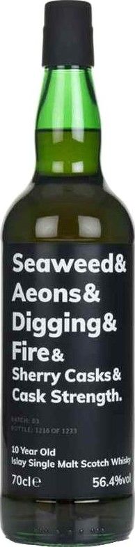 Seaweed & Aeons & Digging & Fire 10yo MoM Islay Single Malt Scotch Whisky 56.4% 700ml