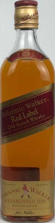Johnnie Walker Red Label Old Scotch Whisky 40% 700ml