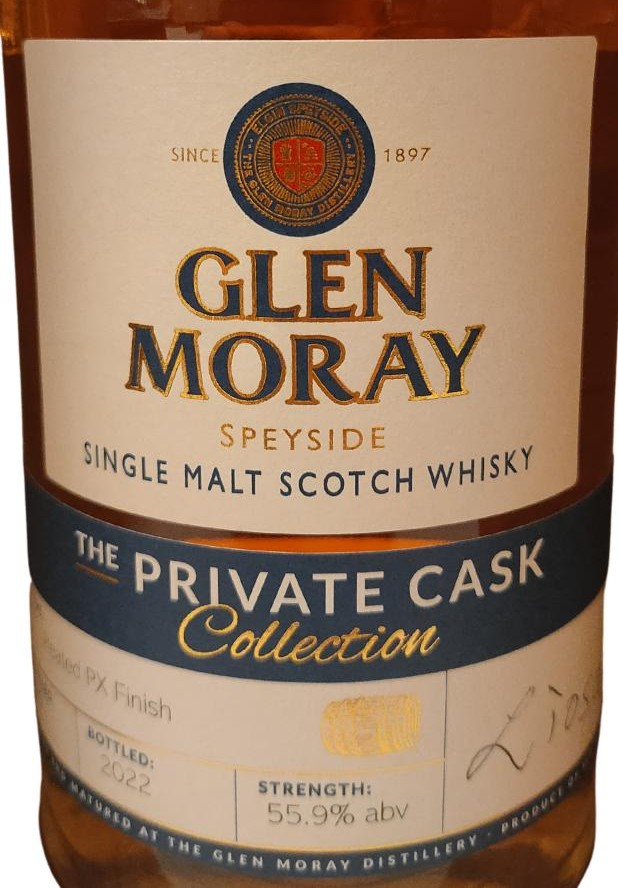 Glen Moray 12yo The Private Cask Collection Peated PX Finish 55.9% 700ml