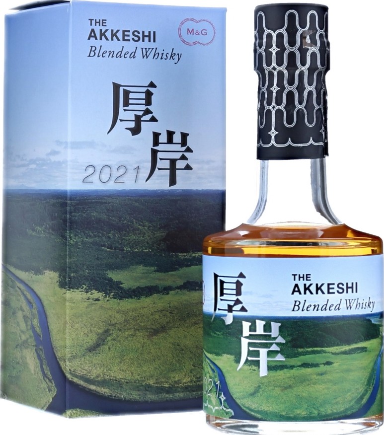 The Akkeshi Blended Whisky Oborogawa Chitose Airport Exclusive Chitose Airport Exclusive 48% 200ml