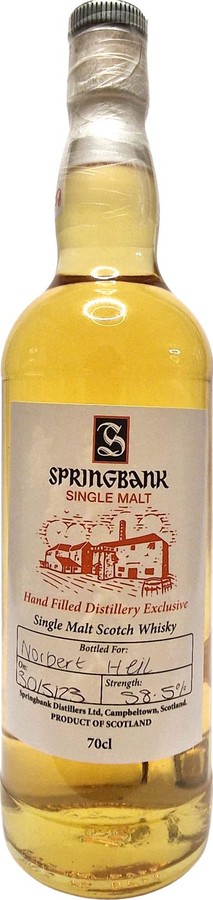 Springbank Hand Filled Distillery Exclusive 58.5% 700ml