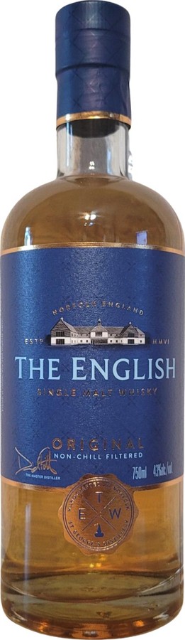 The English Whisky Original ex-bourbon 43% 750ml