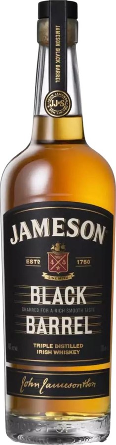 Jameson Black Barrel Double Charred Ex-Bourbon Barrels 40% 1000ml
