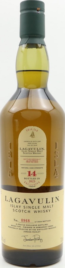 Lagavulin 14yo Feis Ile 2023 American and European Oak Armagnac Finish Feis Ile 2023 58.4% 700ml