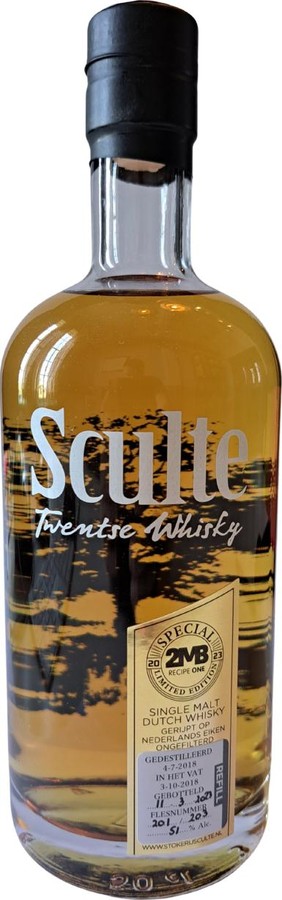 Sculte Twentse Whisky Refill Special Limited Edition 2MB Recipe One 51% 500ml