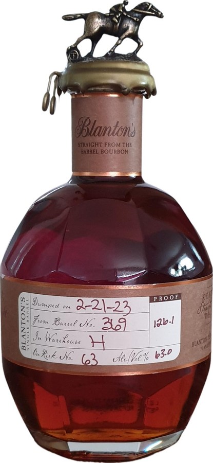 Blanton's Straight From The Barrel New Charred American Oak Barrel 63% 700ml