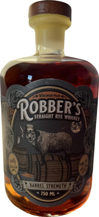 Robber's Straight Rye Whisky Barrel Strength 56.1% 750ml