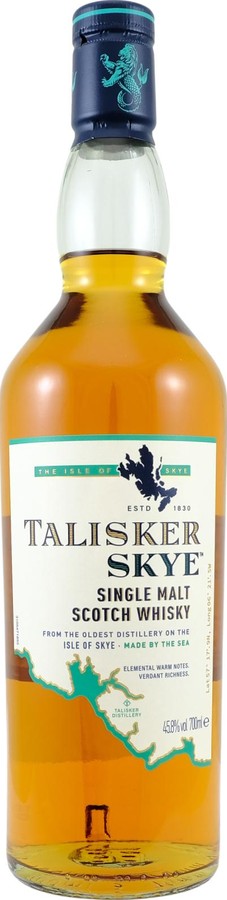 Talisker Skye From the Oldest Distillery on the Isle of Skye American Refill Oak Toasted Oak 45.8% 700ml