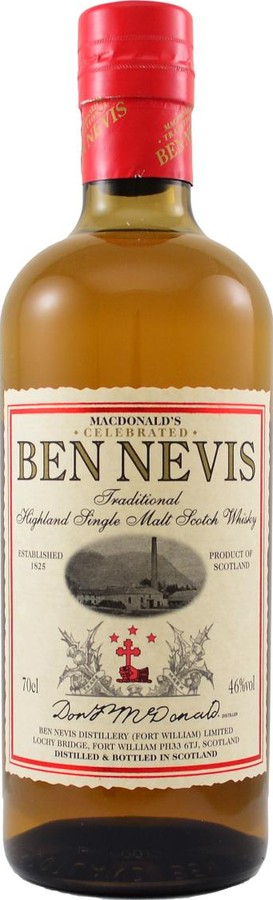 Ben Nevis McDonald's Traditional Sherry 46% 700ml