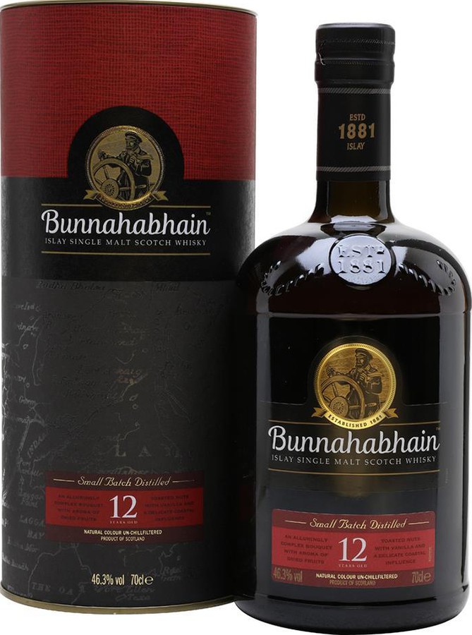 Bunnahabhain 12yo Small Batch Distilled 46.3% 700ml