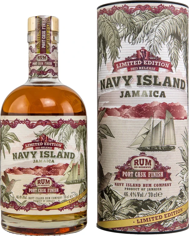 Navy Island Port Cask Finish Rum 46.4% 700ml