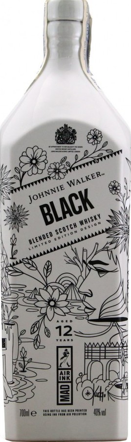 Johnnie Walker Black Air Ink Madrid 40% 700ml