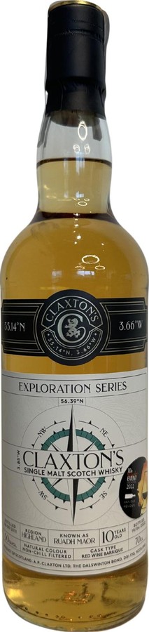 Ruadh Maor 2011 Cl Exploration Series Bourbon + Red Wine Barrique Finish 10e Whisky Event Eindhoven 2022 50% 700ml