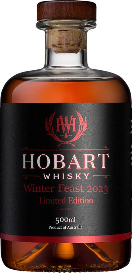 Hobart Whisky Winter Feast 2023 Limited Edition Bourbon Rum Maple Syrup 58.8% 500ml