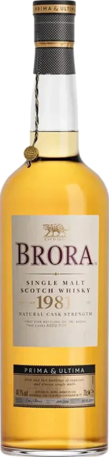 Brora 1981 Prima & Ultima Refill American Oak + Sherry Butt 44.1% 700ml