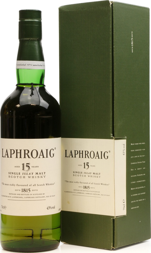 Laphroaig Without Royal Warrant 15yo 43% 700ml