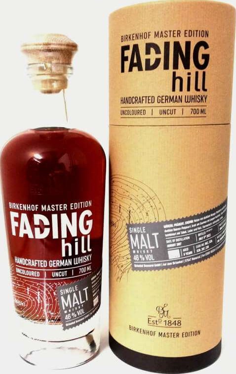 Fading Hill 2017 Edition 02 22 Bourbon and Moscatel 46% 700ml
