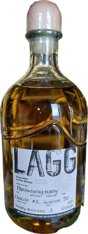 Lagg 2019 Distillery Exclusive Pour Your Own 2nd fill sherry hogshead Lagg Distillery Visitors Centre 61.7% 700ml