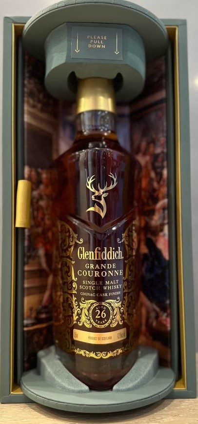 Glenfiddich 26yo Grande Couronne Am. & Europ. Oak French Cognac Cask Finish 43.8% 750ml