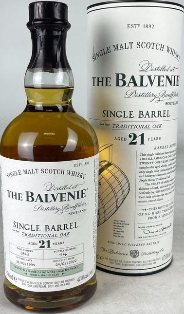 Balvenie 1999 Single Barrel Traditional Oak Traditional Oak 47.8% 700ml