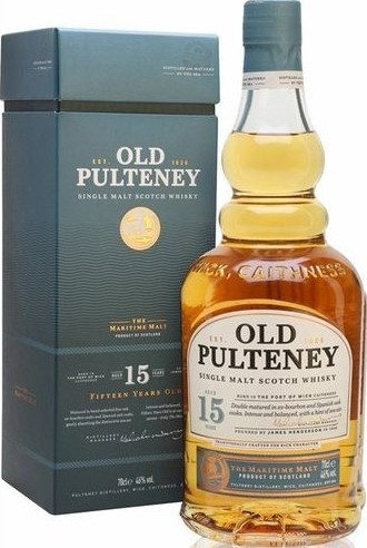 Old Pulteney 15yo The Maritime Malt Ex-Bourbon and Spanish Oak 46% 750ml