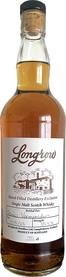 Longrow Hand Filled Distillery Exclusive 55.5% 700ml