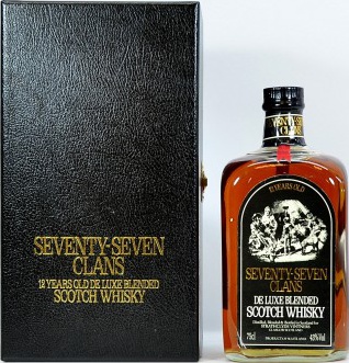Seventy-Seven Clans 12yo De Luxe Blended Scotch Whisky Strathclyde Vintners Glasgow 43% 750ml