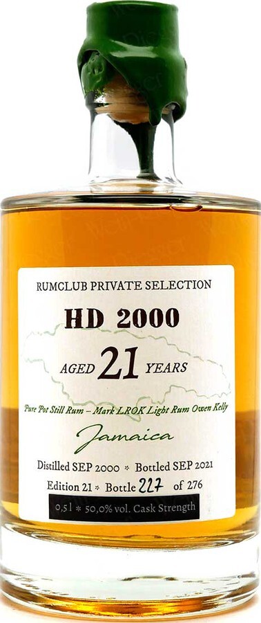 Rum Club 2000 Hampden Jamaica Edition #21 21yo 50% 500ml