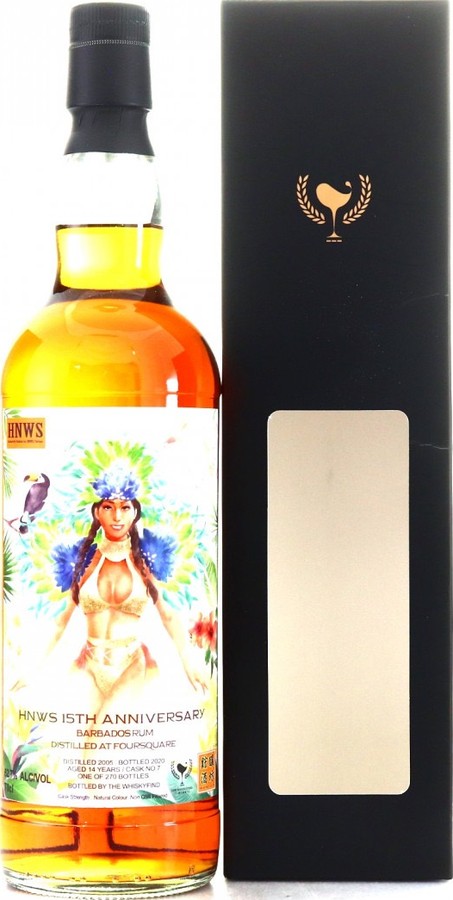 The Duchess 2005 Foursquare Barbados Rum HNWS 15th Anniversary 14yo 62.7% 700ml