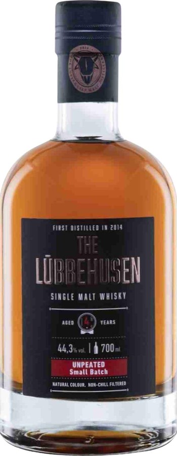 The Lubbehusen 5yo Unpeated Small Batch Virgin White Oak Ex-Bourbon Barrel 44.7% 700ml