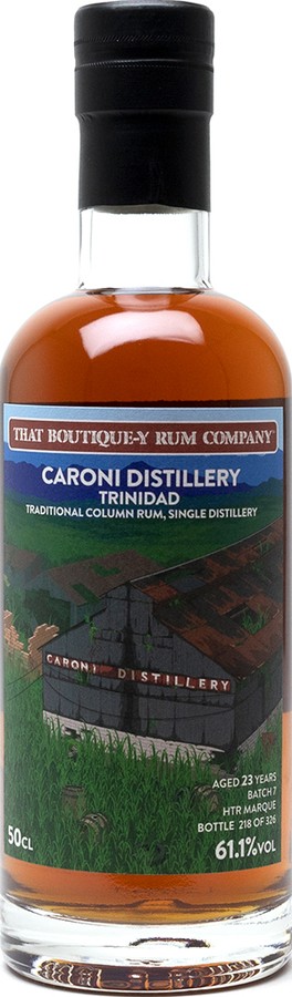That Boutique-Y Rum Company 1997 Caroni HTR Trinidad Exclusively bottled for Master of Malt 1997 23yo 61.1% 500ml