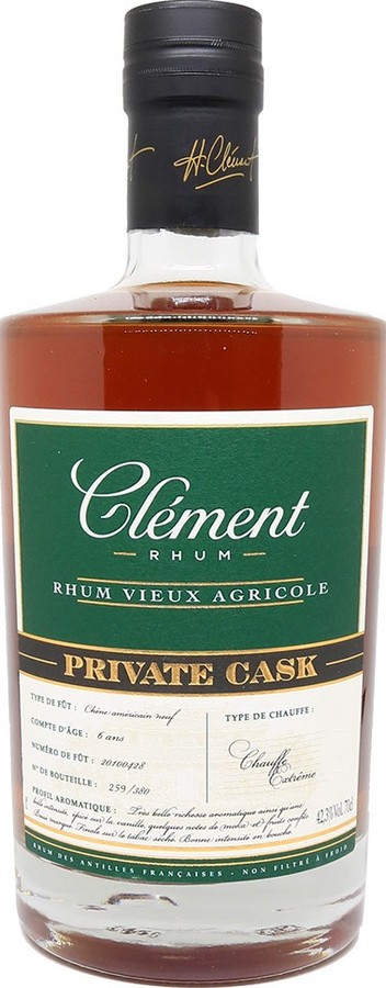 Clement Private Cask Chauffe Extreme 6yo 42.3% 700ml