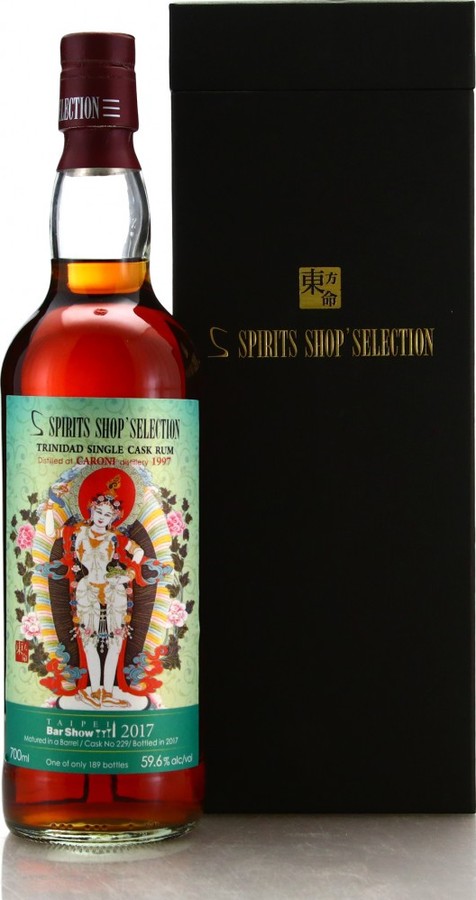 Spirits Shop Selection 1997 Caroni Taipai Bar Show Trinidad HTR 20yo 59.6% 700ml