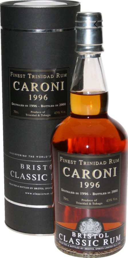 Bristol 1996 Caroni Trinidad and Tobago 12yo 43% 700ml