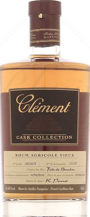 Clement 2015 Distillerie du Simon Cask Collection 3yo 56.6% 700ml