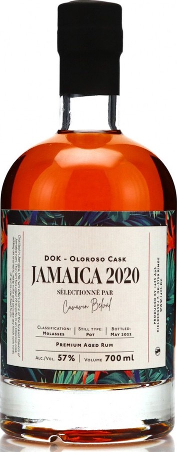 1423 World Class Spirits 2020 Hampden Jamaica Oloroso Cask Cavavin Belval DOK 1yo 57% 700ml