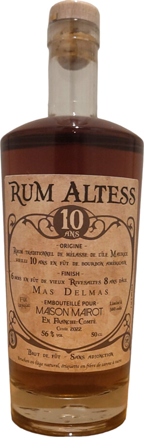 Maison Mairot 2012 Grays Distillery Mauritius Rum Altess 10yo 56% 500ml