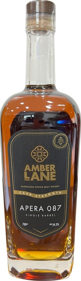 Amber Lane Apera 087 Single Barrel Cask Strength Apera 54.5% 700ml