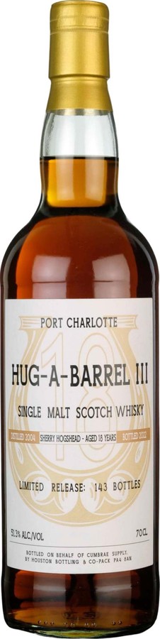 Port Charlotte 2004 CSC Hug-A-Barrel III Sherry Hogshead 51.3% 700ml