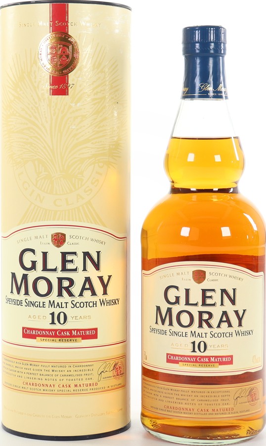 Glen Moray 10yo Chardonnay Special Reserve Chardonnay 43% 750ml