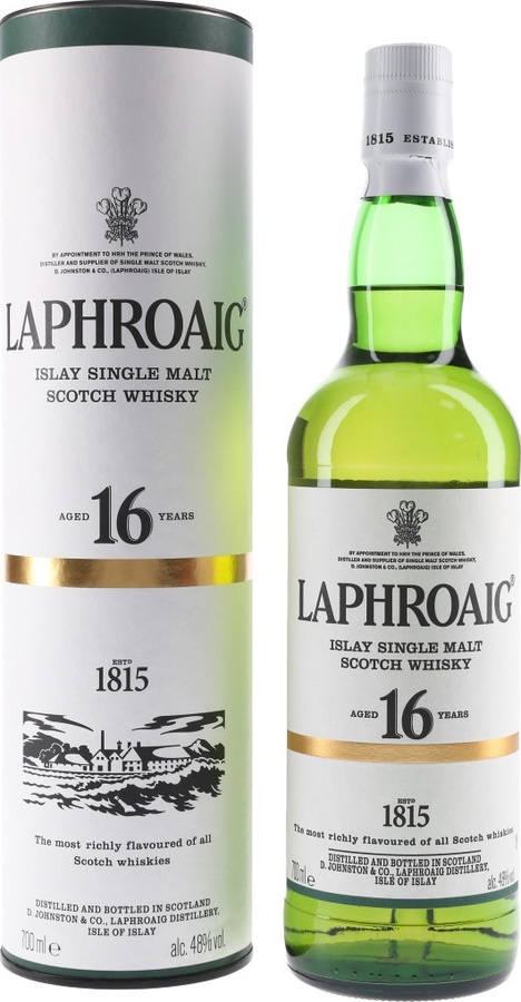 Laphroaig 16yo 1st Fill Ex-Bourbon Barrels 48% 700ml