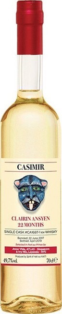 Velier 2017 Casimir Clairin Ansyen Cask #CA16BT-1 49.7% 700ml